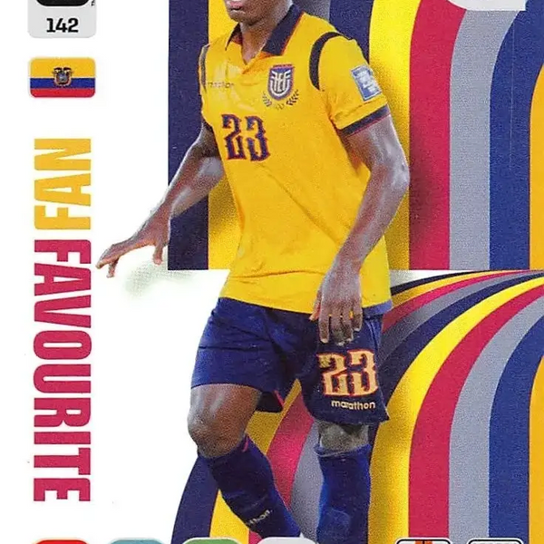 soccer. デモCD Sandal Art Cromo Trading Card Fútbol-Moisés Caicedo - Fan Favourite-Ecuador