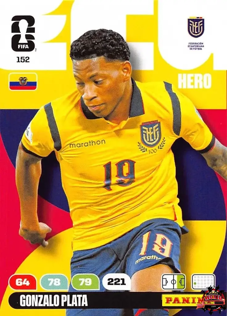 #152|Panini|Adrenlyn XL|FIFA World Cup|2026|Gonzalo Plata |BASICO
