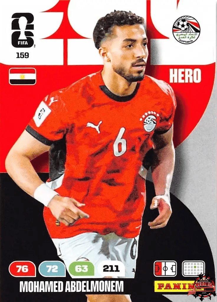 #159|Panini|Adrenlyn XL|FIFA World Cup|2026|Mohamed Abdelmonem |BASICO