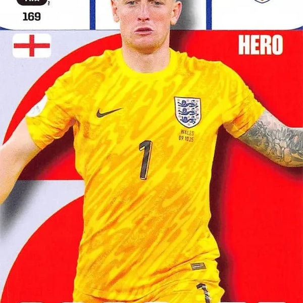 Cromo Trading Card Fútbol-Jordan Pickford -Inglaterra-Panini