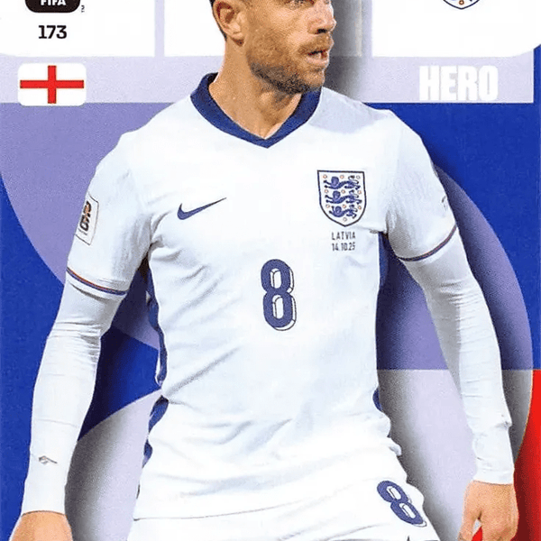 Jordan Henderson Football Trading Card - England - Panini