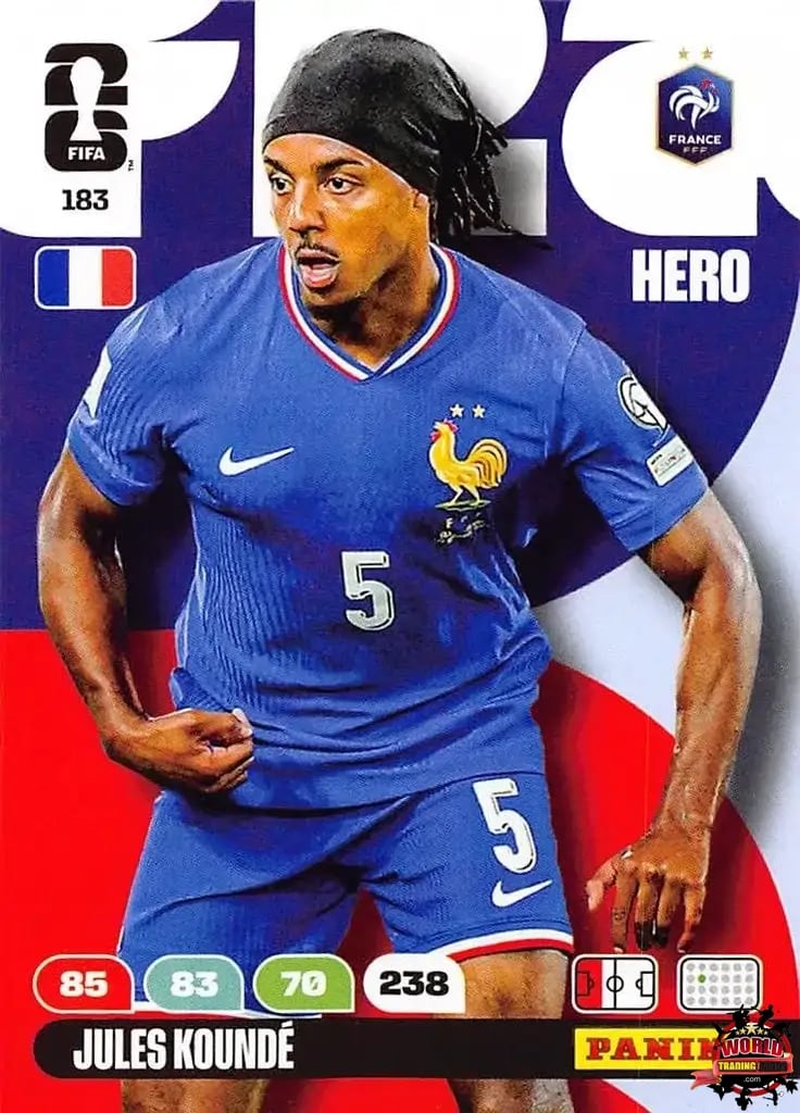 #183|Panini|Adrenlyn XL|FIFA World Cup|2026|Jules Kounde |BASICO