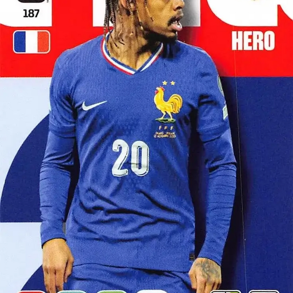 Football Trading Card - Bradley Barcola - France - Panini