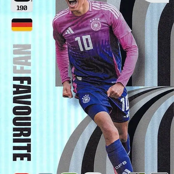 Football Trading Card-Jamal Musiala - Fan Favourite-Germany-Panini