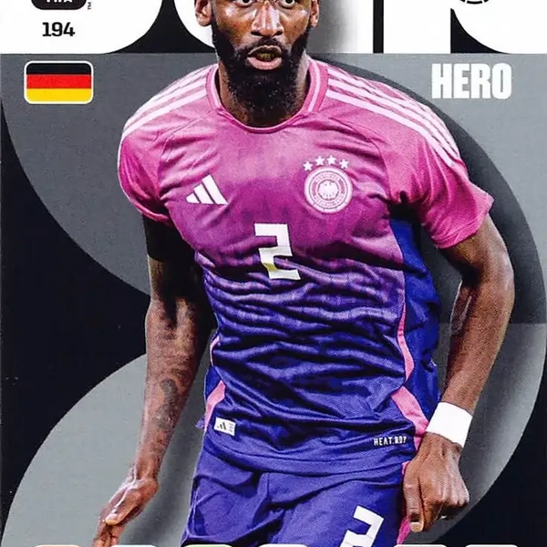 Soccer Trading Card-Antonio Rudiger-Germany-Panini Adrenalyn XL