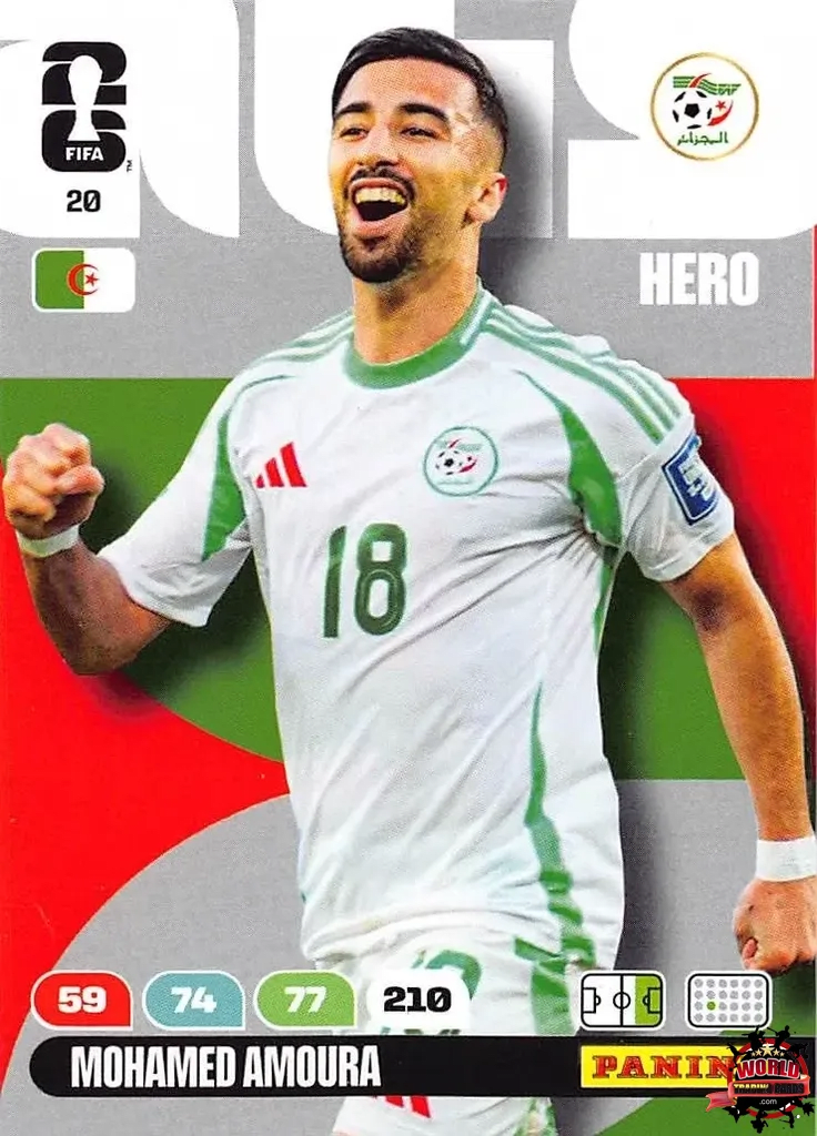 #020|Panini|Adrenlyn XL|FIFA World Cup|2026|Mohamed Amoura|BASICO