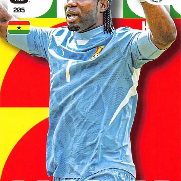 Cromo Trading Card Fútbol-Lawrence Ati Zigi -Ghana-Panini