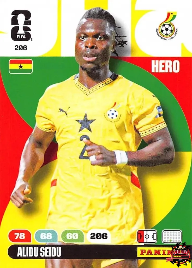 #206|Panini|Adrenlyn XL|FIFA World Cup|2026|Alidu Seidu |BASICO