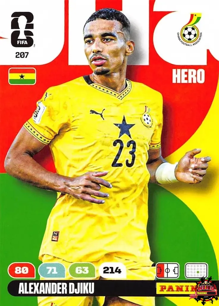 #207|Panini|Adrenlyn XL|FIFA World Cup|2026|Alexander Djiku |BASICO
