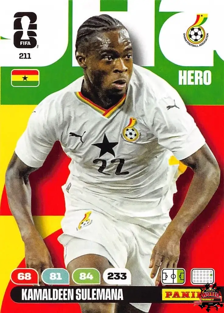 #211|Panini|Adrenlyn XL|FIFA World Cup|2026|Kamaldeen Sulemana|BASICO