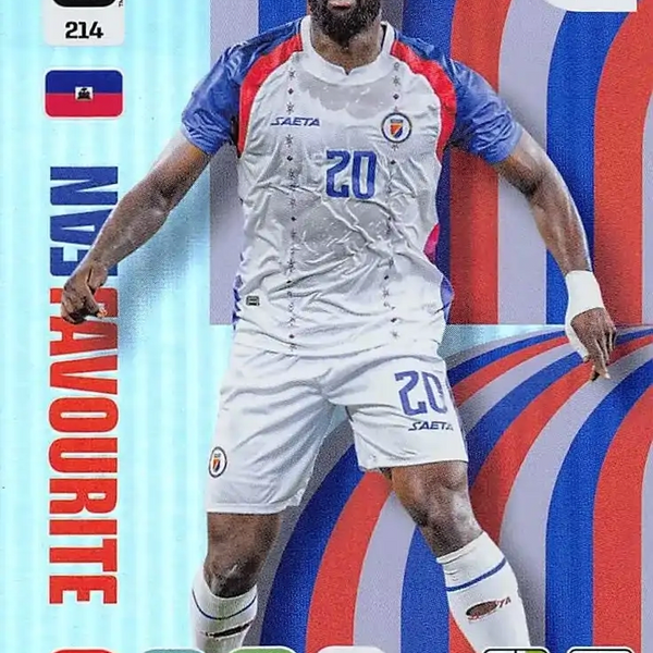 Football Trading Card-Frantzdy Pierrot - Fan Favourite-Haiti