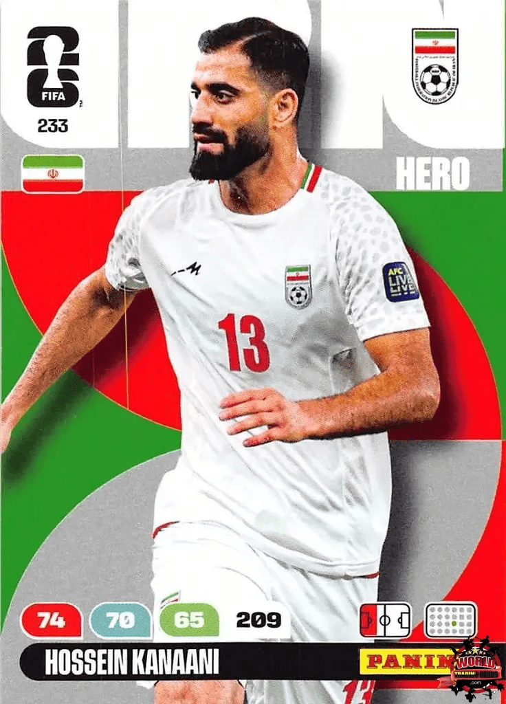 #233|Panini|Adrenlyn XL|FIFA World Cup|2026|Hossein Kanaani |BASICO