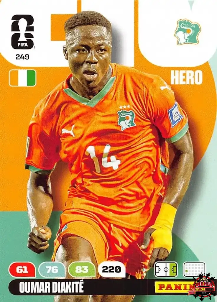 #249|Panini|Adrenlyn XL|FIFA World Cup|2026|Oumar Diakite |BASICO