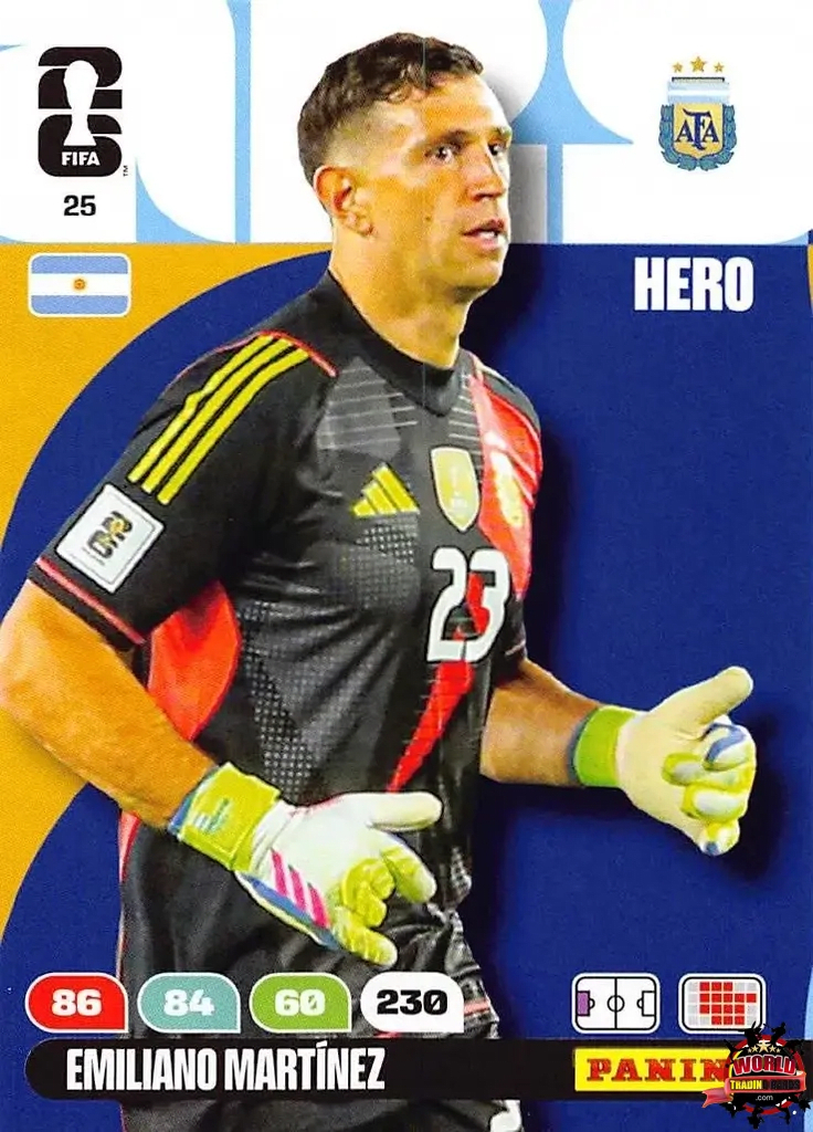 #025|Panini|Adrenlyn XL|FIFA World Cup|2026|Emiliano Martínez|BASICO