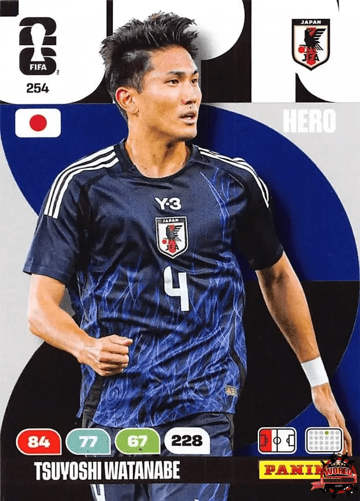 #254|Panini|Adrenlyn XL|FIFA World Cup|2026|Tsuvoshi Watanabe |BASICO