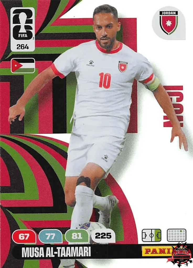 #264|Panini|Adrenlyn XL|FIFA World Cup|2026|Musa Al-Taamari - Icon|BASICO