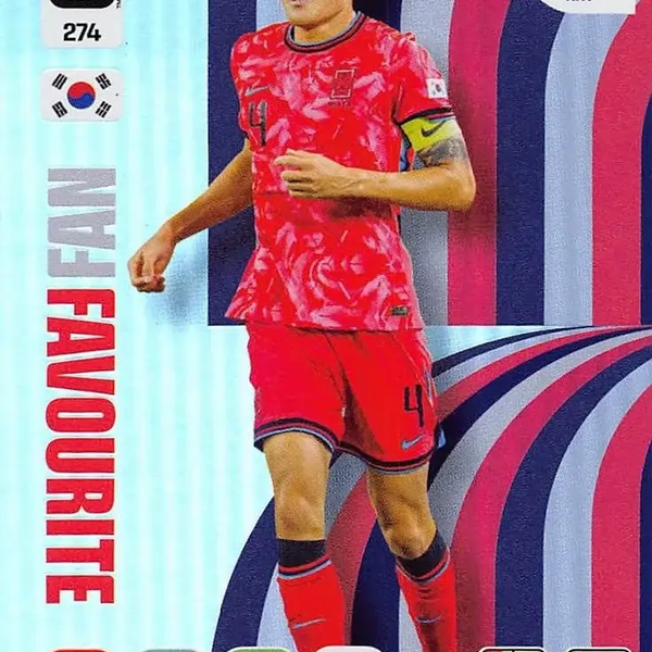 Trading Card Football-Min-jae Kim - Fan Favourite-South Korea