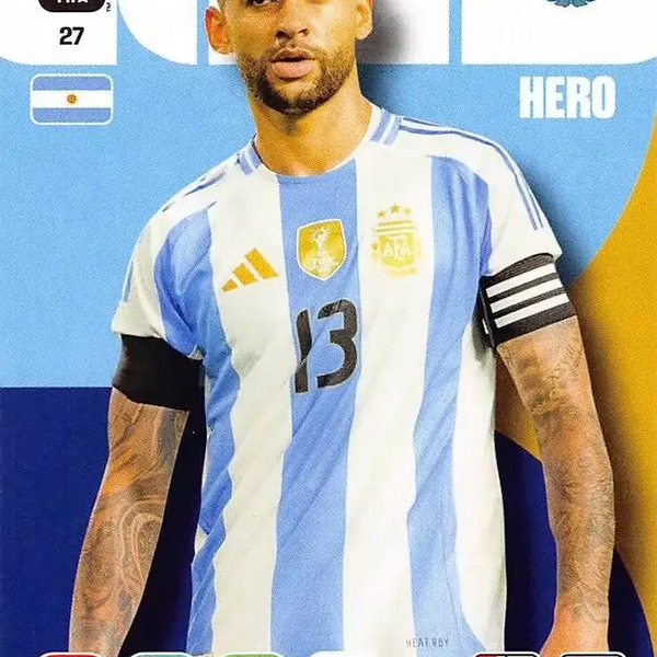 Soccer Trading Card - Cristian Romero - Argentina - Panini