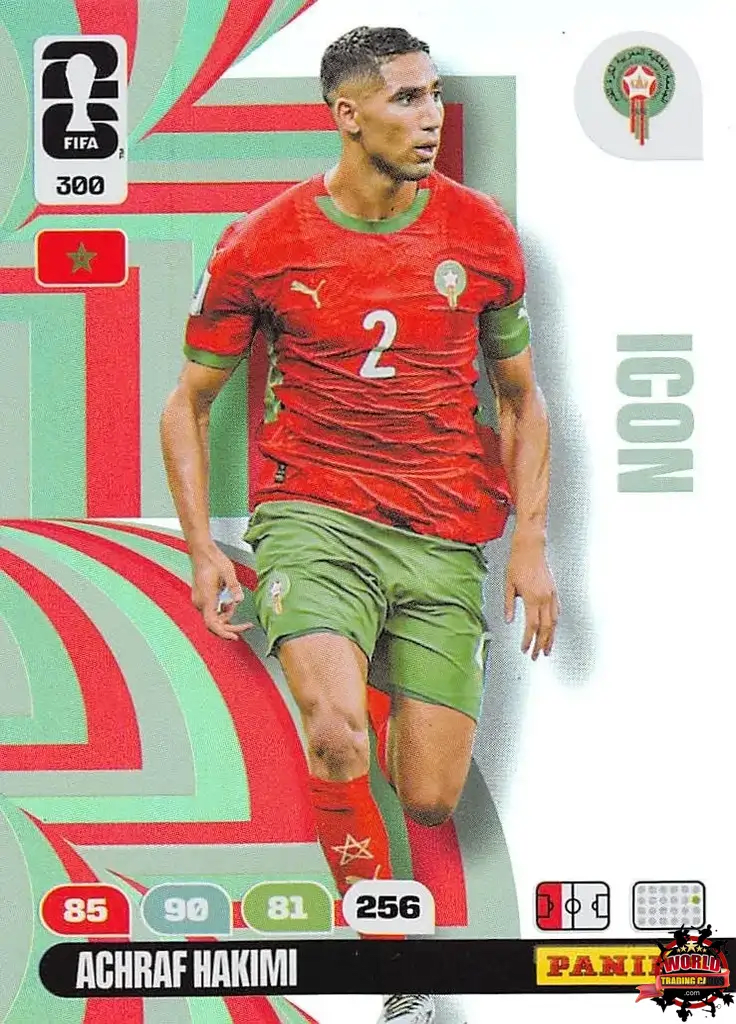 #300|Panini|Adrenlyn XL|FIFA World Cup|2026|Achraf Hakimi - Icon|BASICO