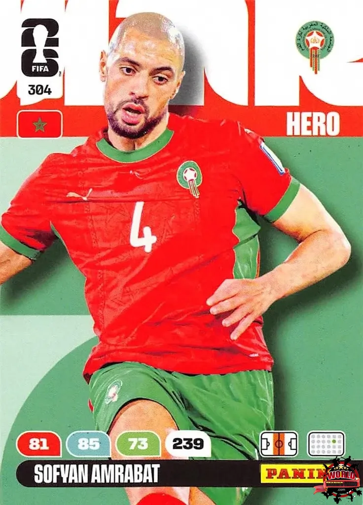 #304|Panini|Adrenlyn XL|FIFA World Cup|2026|Sofyan Amrabat (|BASICO