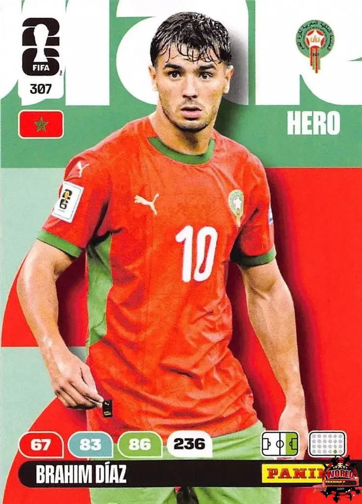 #307|Panini|Adrenlyn XL|FIFA World Cup|2026|Brahim Díaz |BASICO