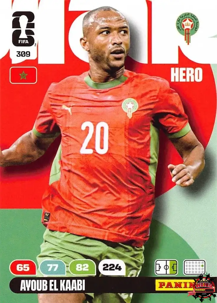 #309|Panini|Adrenlyn XL|FIFA World Cup|2026|Avoub El Kaabi |BASICO