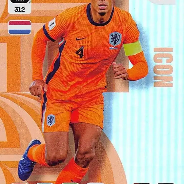Trading Card Football - Virgil van Dijk - Icon - Netherlands