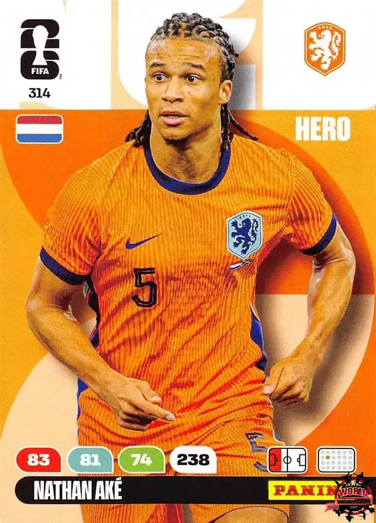 #314|Panini|Adrenlyn XL|FIFA World Cup|2026|Nathan Ake |BASICO