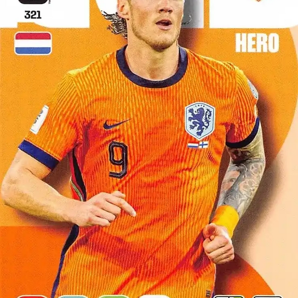 Football Trading Card - Wout Weghorst - Netherlands - Panini