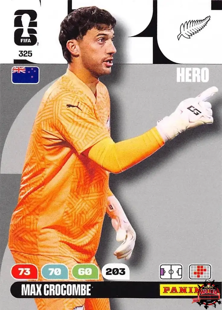 #325|Panini|Adrenlyn XL|FIFA World Cup|2026|Max Crogombe |BASICO