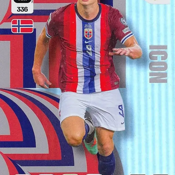 Football Trading Card - Erling Haaland - Icon - Norway - Panini