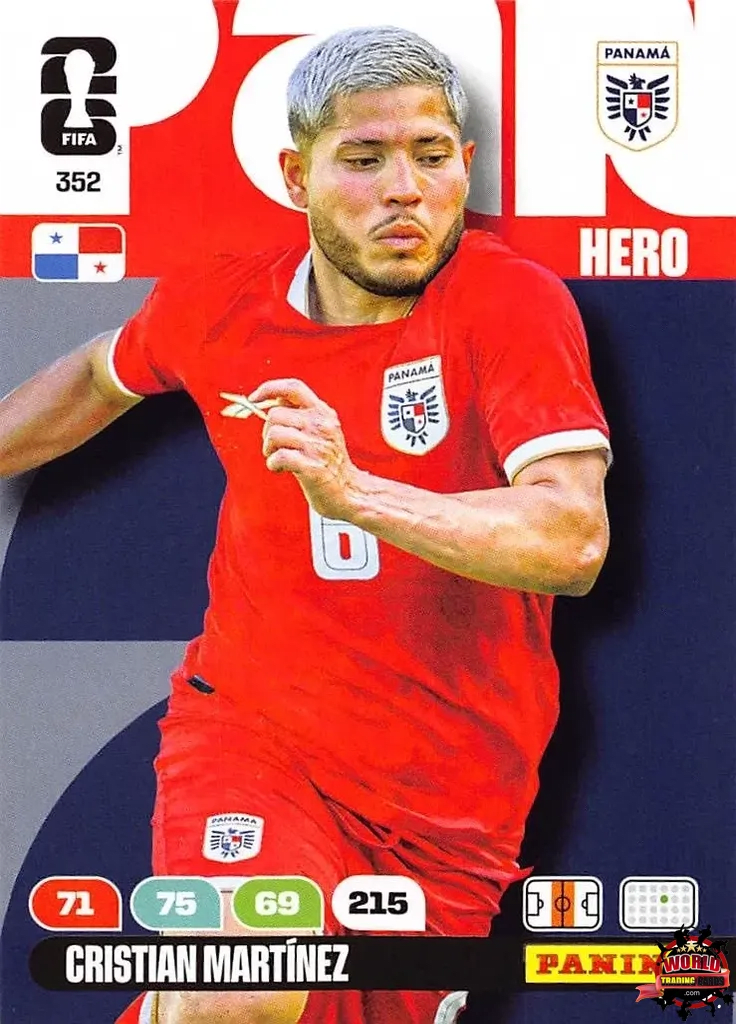 #352|Panini|Adrenlyn XL|FIFA World Cup|2026|Cristian Martínez|BASICO