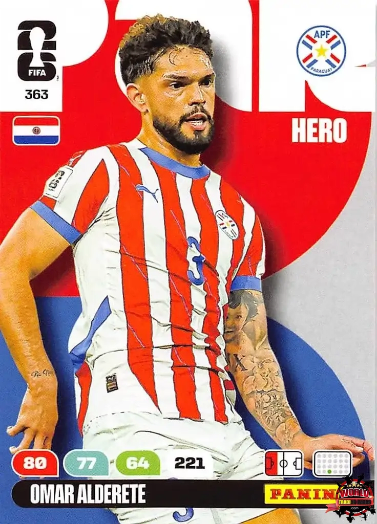 #363|Panini|Adrenlyn XL|FIFA World Cup|2026|Omar Alderete |BASICO