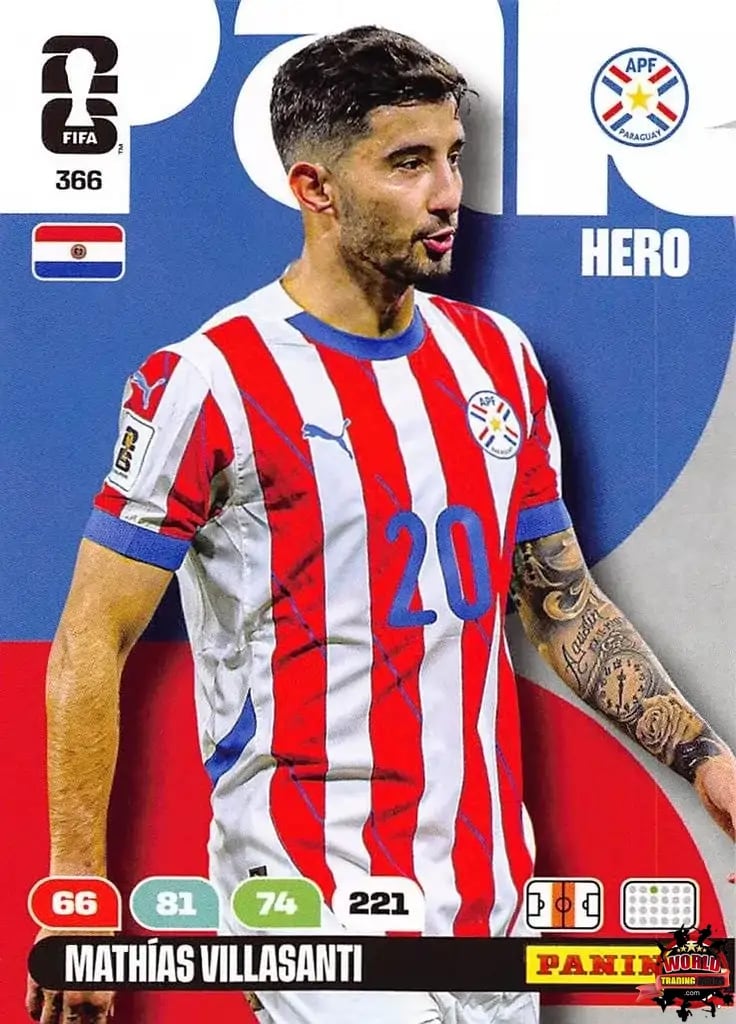 #366|Panini|Adrenlyn XL|FIFA World Cup|2026|Mathias Villasanti |BASICO