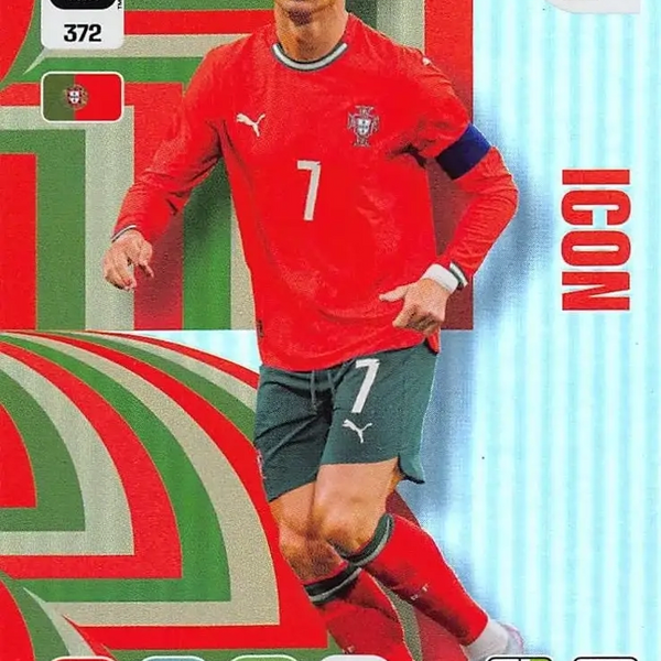 Football Trading Card-Cristiano Ronaldo - Icon-Portugal-Panini
