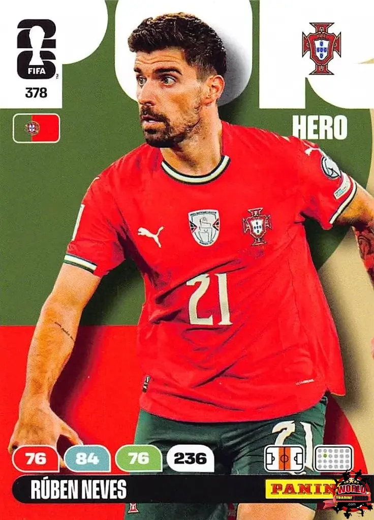 #378|Panini|Adrenlyn XL|FIFA World Cup|2026|Ruben Neves |BASICO