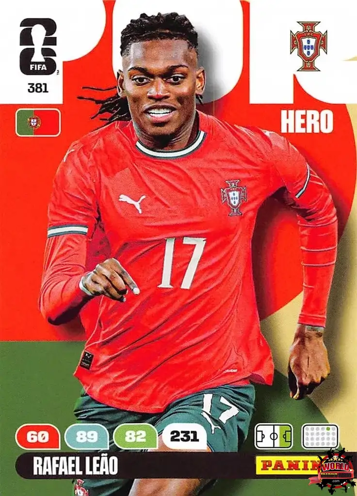 #381|Panini|Adrenlyn XL|FIFA World Cup|2026|Rafael Leao |BASICO
