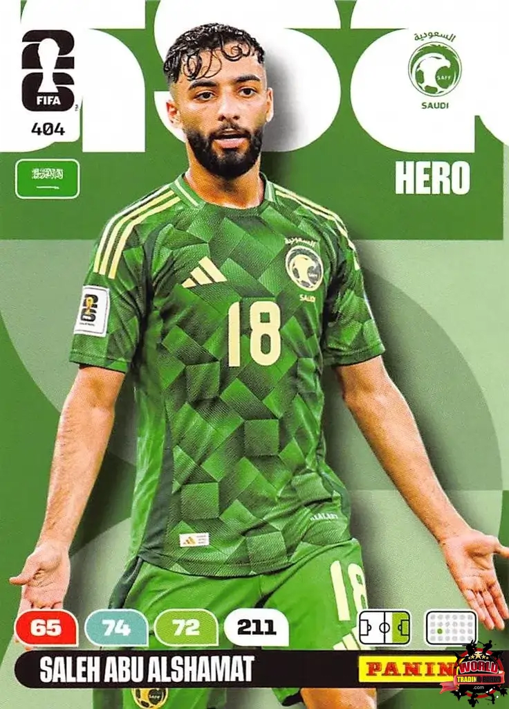 #404|Panini|Adrenlyn XL|FIFA World Cup|2026|Saleh Abu Alshamat |BASICO