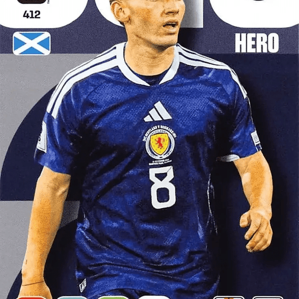 TOPPS サッカーカード MUSEUM COLLECTION BILLY GILMOUR CHELSEA 28/50 #AA-BG 送料無料 中古 IT2 Football Trading Card - Billy Gilmour - Scotland - Panini