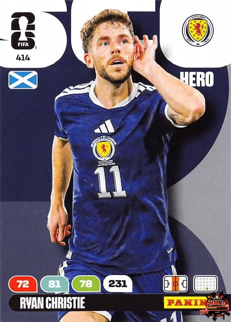 #414|Panini|Adrenlyn XL|FIFA World Cup|2026|Ryan Christie|BASICO