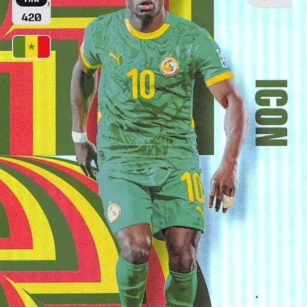 Soccer Trading Card-Sadio Mane - Icon-Senegal-Panini Adrenalyn XL