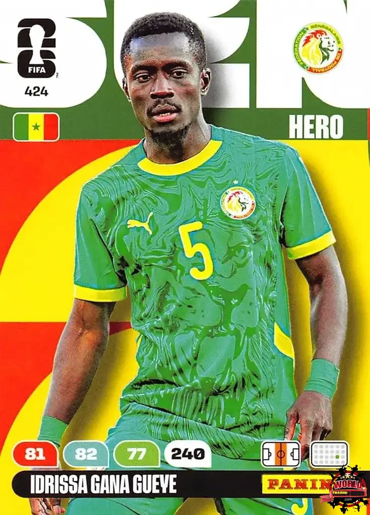 #424|Panini|Adrenlyn XL|FIFA World Cup|2026|Idrissa Gana Gueye |BASICO