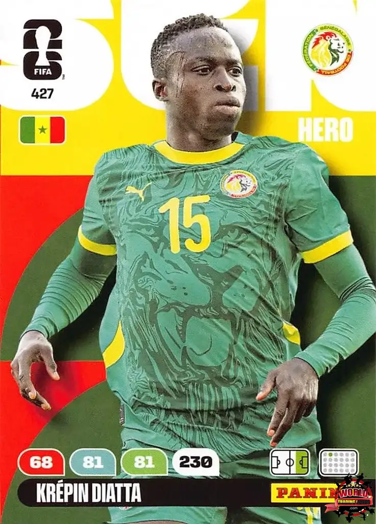 #427|Panini|Adrenlyn XL|FIFA World Cup|2026|Krepin Diatta |BASICO