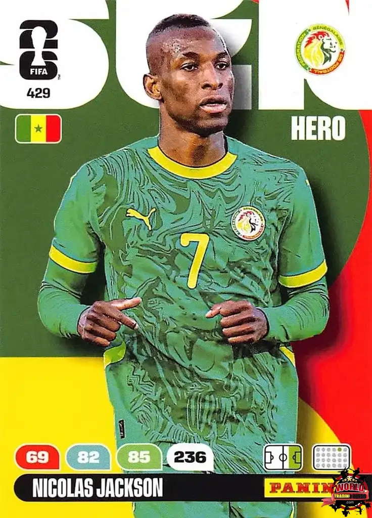 #429|Panini|Adrenlyn XL|FIFA World Cup|2026|Nicolas Jackson  |BASICO