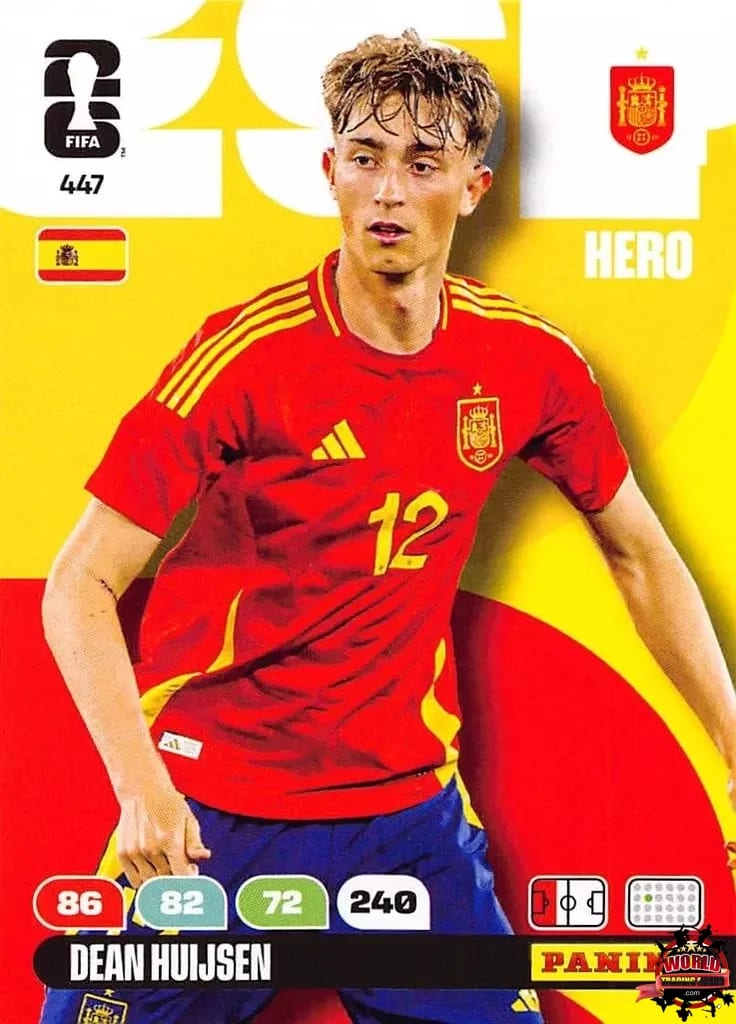 #447|Panini|Adrenlyn XL|FIFA World Cup|2026|Dean Huijsen |BASICO