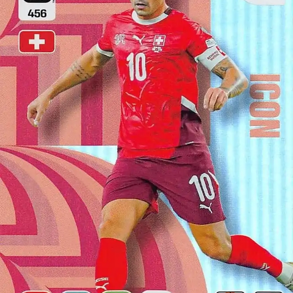 Cromo Trading Card Fútbol-Granit Xhaka - Icon-Suiza-Panini