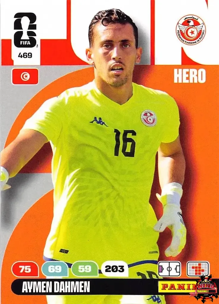 #469|Panini|Adrenlyn XL|FIFA World Cup|2026|Aymen Dahmen |BASICO