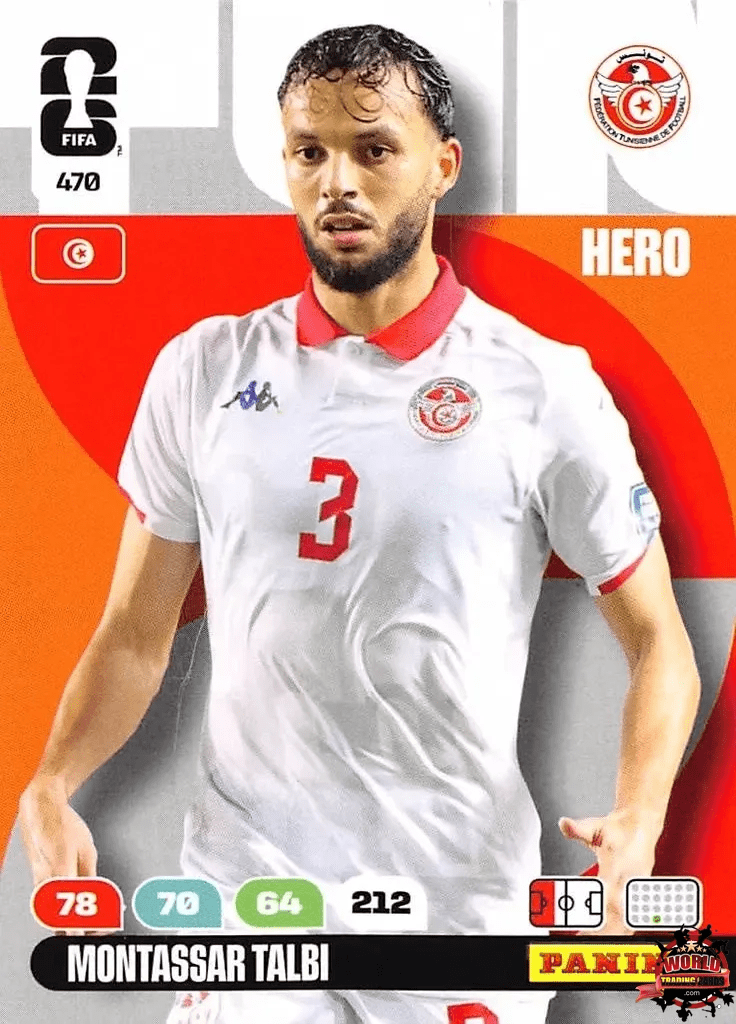 #470|Panini|Adrenlyn XL|FIFA World Cup|2026|Montassar Talbi|BASICO