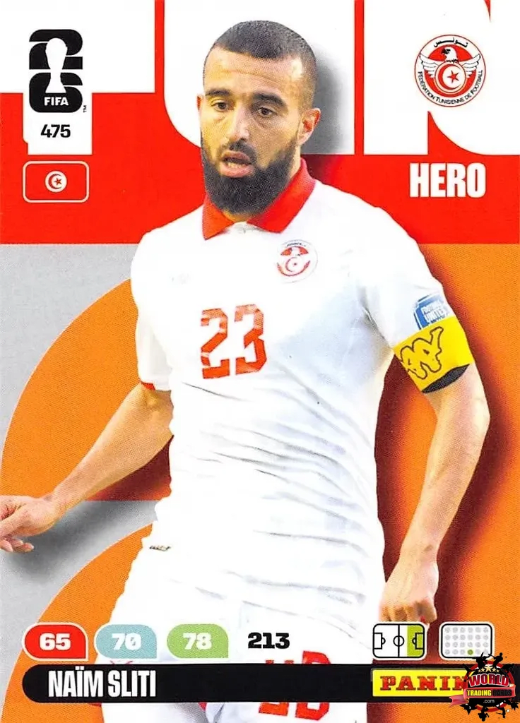 #475|Panini|Adrenlyn XL|FIFA World Cup|2026|Naim Sliti |BASICO