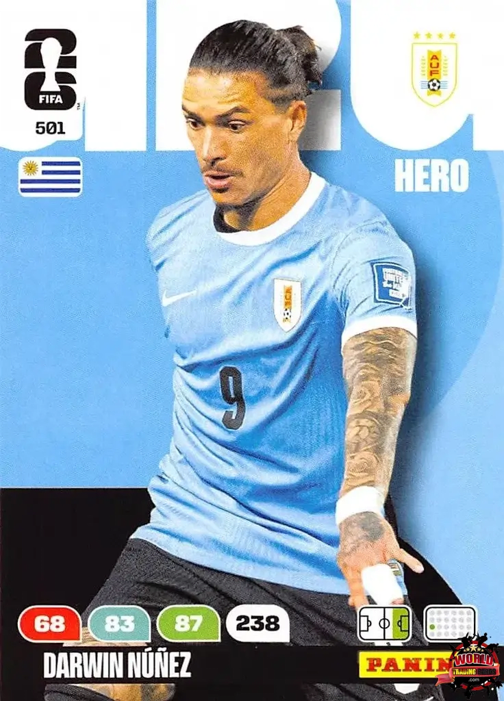 #501|Panini|Adrenlyn XL|FIFA World Cup|2026|Darwin Núñez|BASICO